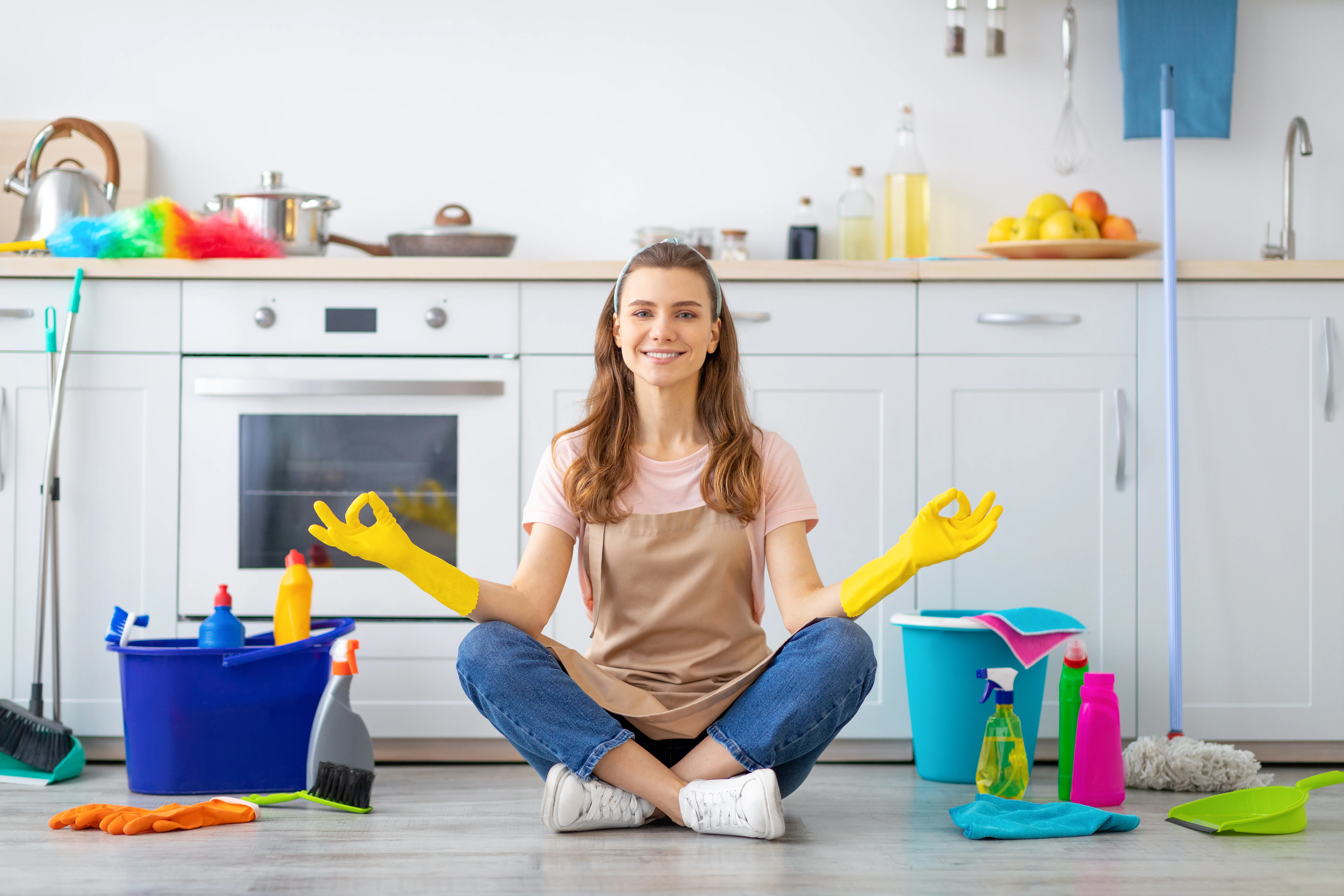 Reinigung einer Wohnung bei Auszug